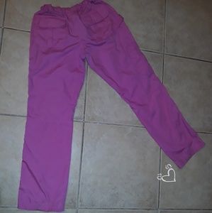 Pink scrub pants